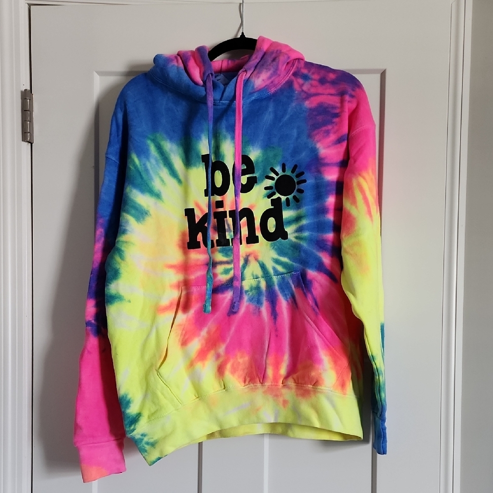 Lile New Tie-Dye 'Be Kind' Hoodie